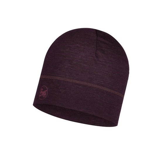 BUFF® Čepice Merino Lightweight Hat SOLID DEEP PURPLE