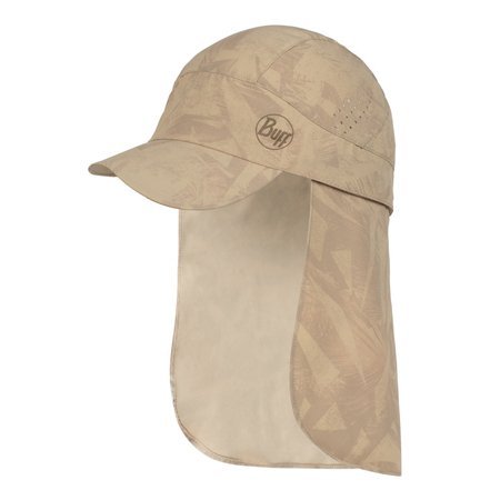 Składana czapka z osłoną na kark BUFF® Pack Sahara Cap AÇAI SAND