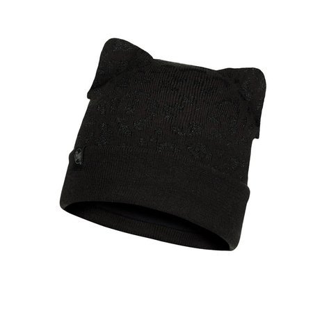 BUFF® Czapka Dziecięca Junior Knitted & Fleece Hat New Alisa BLACK