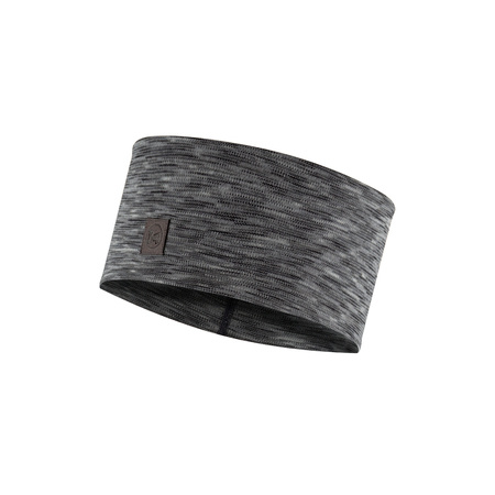Opaska BUFF® Merino Wide Headband MULTISTRIPES FOG GREY 