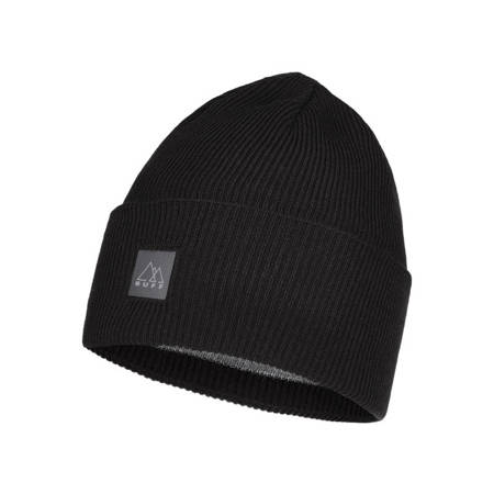 Čiapka BUFF® Crossknit Hat SOLID BLACK