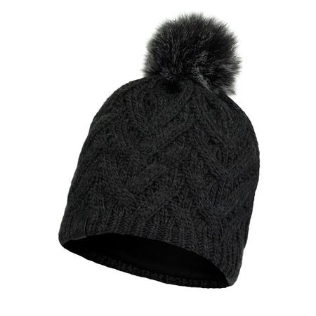 Zimní čepice BUFF® Knitted & Fleece Band Hat CARYN GRAPHITE