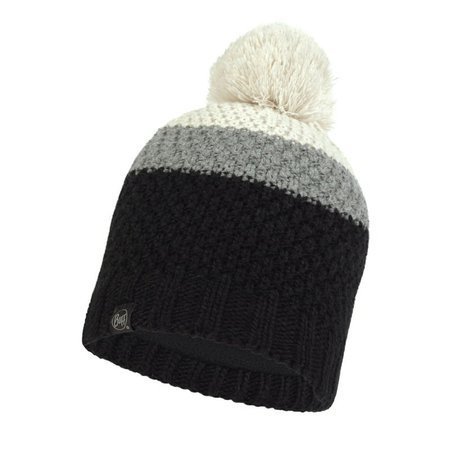 Zimní čepice BUFF® Knitted & Fleece Hat Jav BLACK