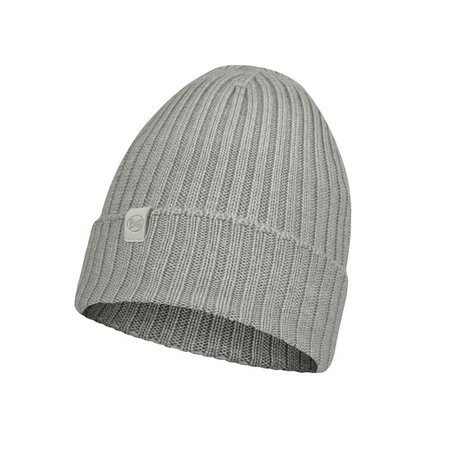 BUFF® Zimní Čepice Merino Wool Hat NORVAL LIGHT GREY